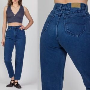 Vintage Lee Blue High Rise Jeans Classic Fit